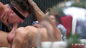 Fabulous Sex Video Gay Handjob Craziest Ever Seen - Nicolay Petrov, Blaire Banks And Josh Moore