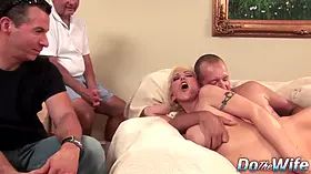 Blonde Wife with Big Tits Kasey Grant Takes It Anally