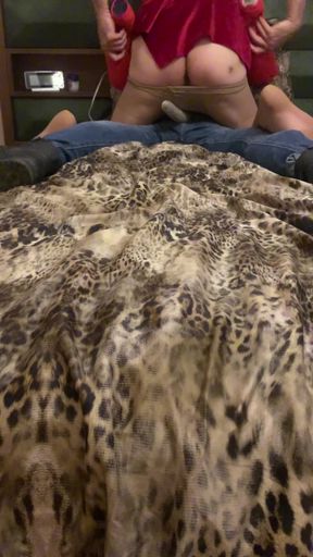 Stunning moment from "My 18 year old stepson came in my pantyhose"