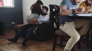 The teacher gets horny and everyone fucks her in the classroom GANGBANG (1/2)