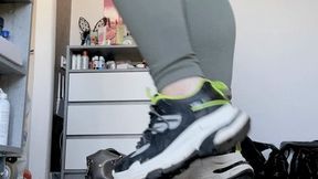 Sniff my sneakers and feet!