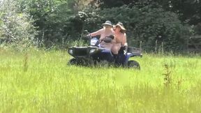 Ridin' rough sex queens on quad bikes, flophats nowhere to be found!