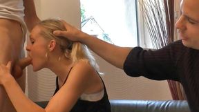 1st time anal casting of an amateur skinny french teen banged in 3some