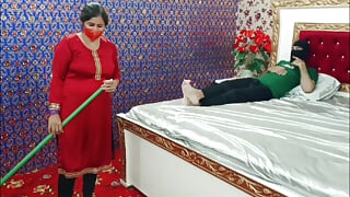 Pakistani Urdu House Maid Seduces and Fucked Hard By her House Owner Boy