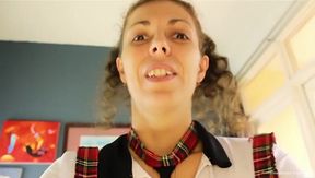 Julia Varth begs for a hard dick in her tight shaved pussy