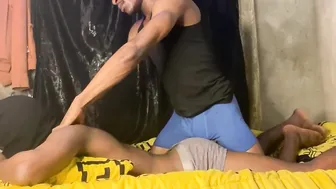 Neighbor takes my bareback cock in hardcore anal session
