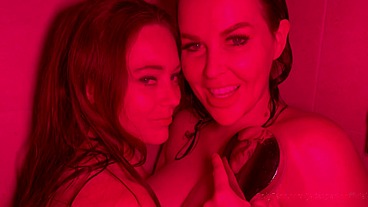 When Jada takes Lana for a hot shower ?- lesbian action - shower - wet - kissing - fully naked - body to body - hot - horny