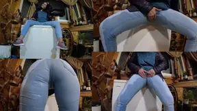 Cameltoe MILF Dances, Teases & Pees in Her Jeans – Wet Fetish Fantasy