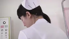 Horny nurse gets her uniform ripped off for hardcore Asian action