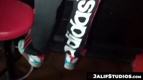 Juan Perez and Hakim Panam had their make out session at the bar counter