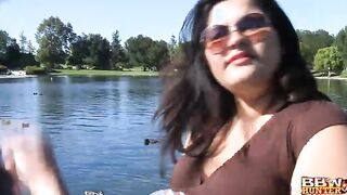 Cute Plumper in the Park Agrees To Do Porn