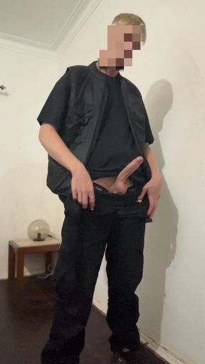 Anon Bro Stripping Naked While Jerking Off