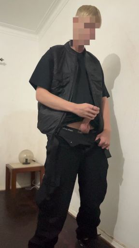 Anon Bro Stripping Naked While Jerking Off