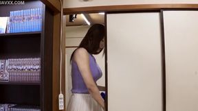 Kyoko Hanamiya's sleek swimsuit clings to her curves in this steamy fetish shoot