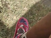 ALMOST CAUGHT PISSING OUTSIDE IN PUBLIC DIRT ROAD