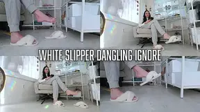 White Slipper Dangling Ignore