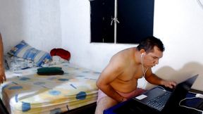 My Stepsister Alydenalyoficial Discovers Me Watching Porn, She Seduces Me and We End up Fucking Until I Cum