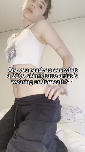 Skinny girl offers a special gift on OnlyFans