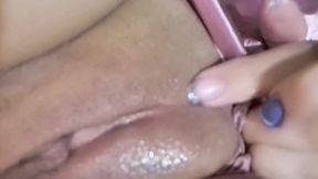 Porn Actress Masturbates and Touches Her Big Tits