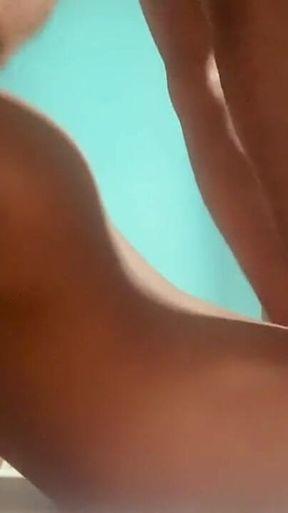 Petite Ebony Girl Fucked Hard Like Sex Toy and She Enjoyed