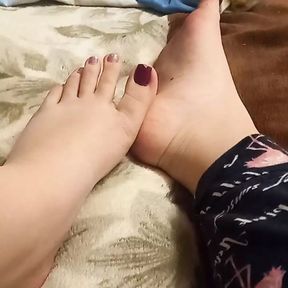 Gorgeous beautiful legs and toes