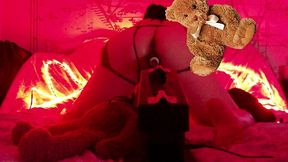 Hot OLDER WOMAN gets banged in doggystyle by sex machine