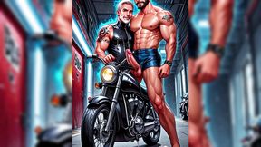 Ai Biker Gay Men Slideshow