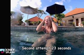 Breath Hold Training in Pool