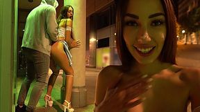 Leggy beauty cheats with a stranger on the street - Amateur Porn