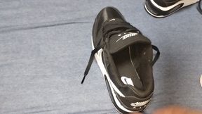 Sex with my wife's sneakers, Adidas Superstar and Nike Air Max Command, cumming inside