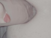 POV UP Close Leaking MY OWN Cum Creampie Cum Shot
