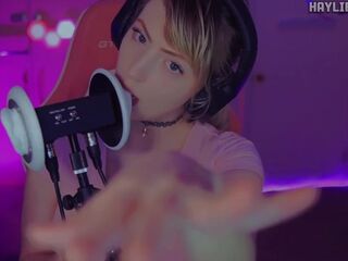 ASMR Ear Licking Tingles + Throat Sounds