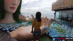 Thotti Thai tart serves her Thai BF's horny&#x1F975; hunger with a Bangkok bombshell blowbait