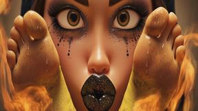 BLACK LIPSTICK ENCHANTRESS SOLES