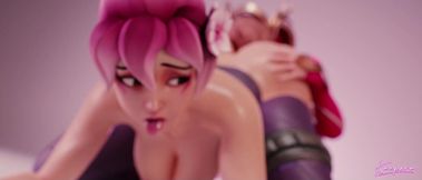 Mercy rims Kiriko's ass