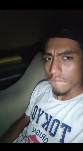 Masturbation in Porch