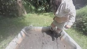 My Muddy White Clothes and Mud Fun