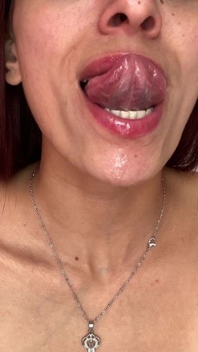 Mouth, Tongue, Saliva and Lots of Dirty Talk Make You Cum