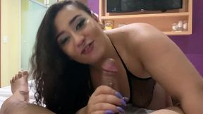 morena do bumbum gigante se engasgando e sentando no pauzao do anao no pelo