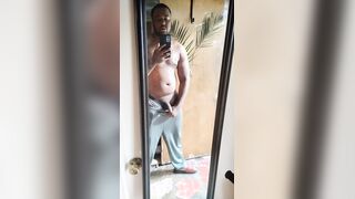 Bussing ten.five inch BIG BLACK COCK with door gaping