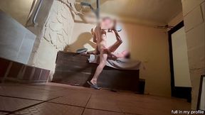 DICKFLASH Two Sauna Strangers Anal Creampie by 9inch dick