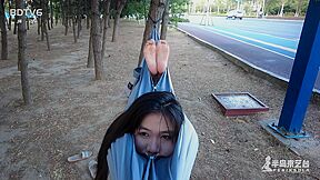 Chinese Bondage - Awkward Public Bondage