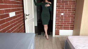 Solo Anal. I see your standing cock and feel how you stick it into my tight ass