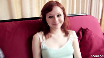 Shy Virgin Ginger College Girl Ivy Pickup and Fuck on Casting Couch