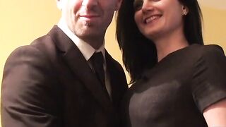 Passionate Hair-Pulling Action" - Older Woman with British Accent Fucked Hard by barely legal Stud