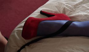 ariel tied on bed