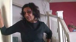 Dirty like mud and really sinful mature Indian brunette strips to show tits