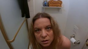 helping stepson to get a sperm sample with my ass and pussy