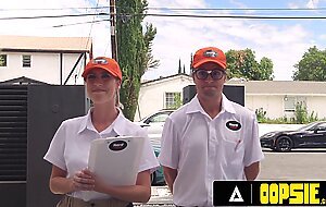 Oopsie - big tit pawg jewelz blu seduces tech nerds who came to fix tv and has crazy ffm