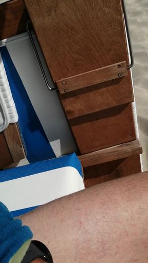 Cuming on the beach....